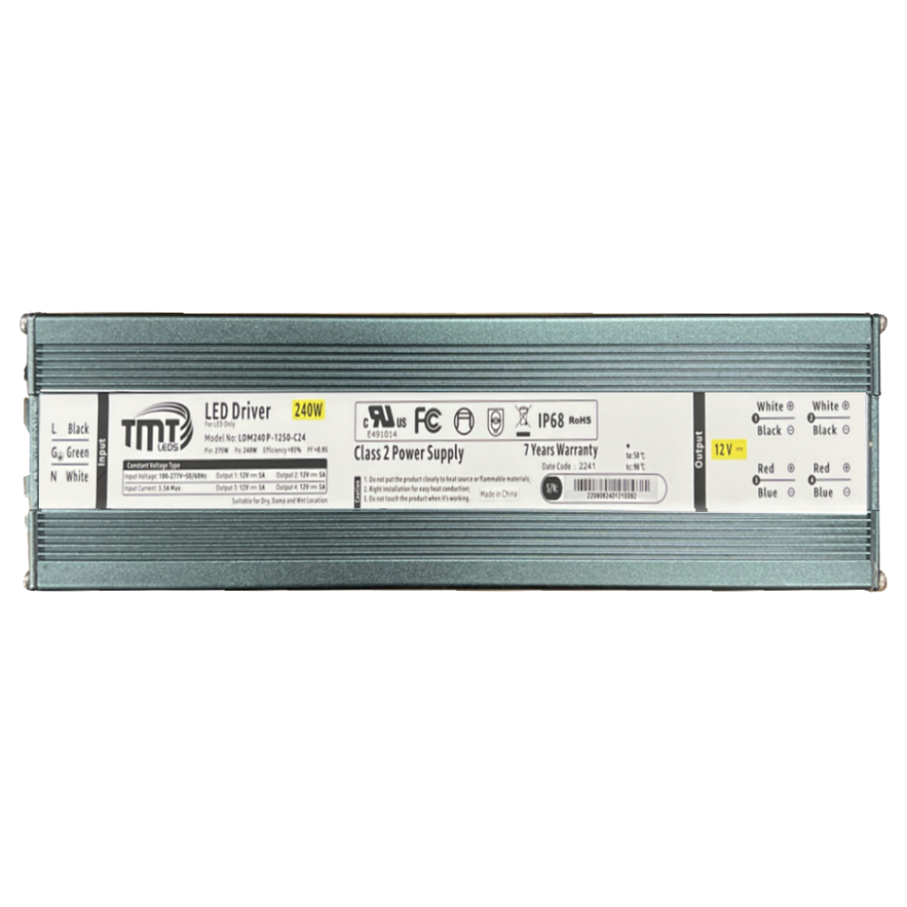 TMT multi-circuit Class 2 LED power supply for large sign installations